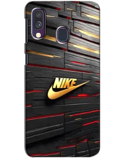 Чехол для Samsung Galaxy A40 2019 (A405F) с картинкой «Золотой Nike на металле» Чехол для Samsung Galaxy A40 2019 (A405F) с картинкой «Золотой Nike на металле»