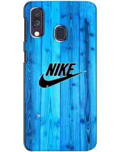 Чехол для Samsung Galaxy A40 2019 (A405F) с картинкой «Голубое дерево Nike»