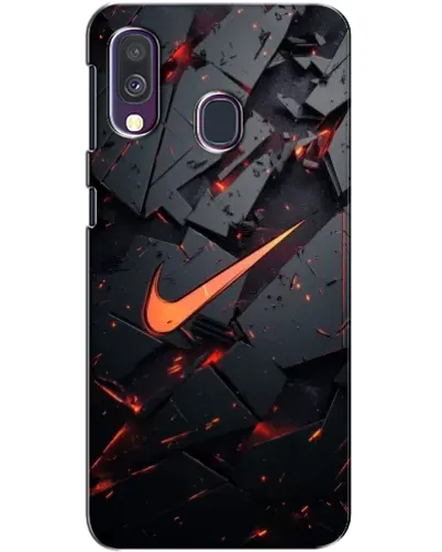 Чехол для Samsung Galaxy A40 2019 (A405F) с картинкой «Nike — эффект разломов» Чехол для Samsung Galaxy A40 2019 (A405F) с картинкой «Nike — эффект разломов»