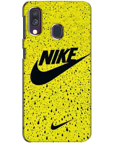 Чехол для Samsung Galaxy A40 2019 (A405F) с картинкой «Желтый текстурный Nike» Чехол для Samsung Galaxy A40 2019 (A405F) с картинкой «Желтый текстурный Nike»