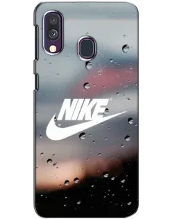 Чехол для Samsung Galaxy A40 2019 (A405F) с картинкой «Nike в стиле ретро»