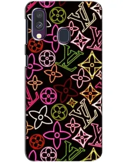 Чехол для Samsung Galaxy A40 2019 (A405F) с картинкой «Неоновый микс Nike» Чехол для Samsung Galaxy A40 2019 (A405F) с картинкой «Неоновый микс Nike»