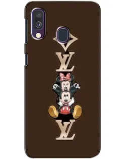 Чехол для Samsung Galaxy A40 2019 (A405F) с картинкой «LV и Микки Маус»
