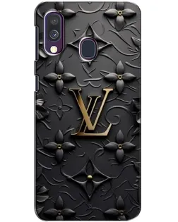 Чехол для Samsung Galaxy A40 2019 (A405F) с картинкой «Кожаная текстура LV»