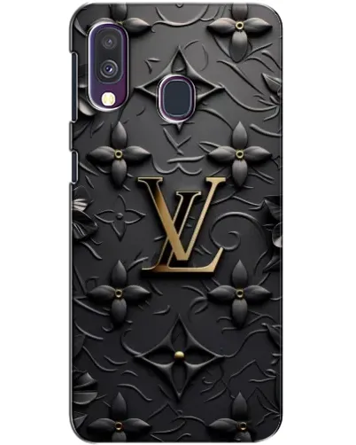Чехол для Samsung Galaxy A40 2019 (A405F) с картинкой «Кожаная текстура LV»