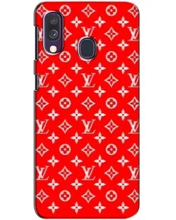 Чехол для Samsung Galaxy A40 2019 (A405F) с картинкой «Яркий паттерн LV»