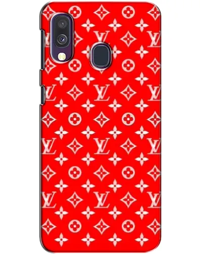 Чехол для Samsung Galaxy A40 2019 (A405F) с картинкой «Яркий паттерн LV»