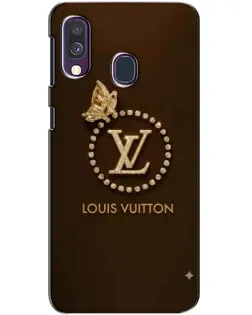 Чехол для Samsung Galaxy A40 2019 (A405F) с картинкой «LV — золотая печать»