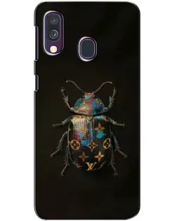Чехол для Samsung Galaxy A40 2019 (A405F) с картинкой «LV — мраморный принт»
