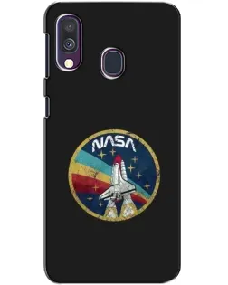 Чехол для Samsung Galaxy A40 2019 (A405F) с картинкой «NASA — эмблема миссии»