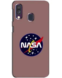 Чехол для Samsung Galaxy A40 2019 (A405F) с картинкой «NASA — ретро космос»