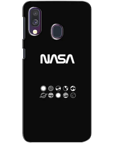 Чехол для Samsung Galaxy A40 2019 (A405F) с картинкой «NASA — технический принт» Чехол для Samsung Galaxy A40 2019 (A405F) с картинкой «NASA — технический принт»