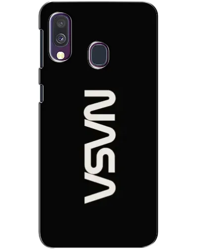 Чехол для Samsung Galaxy A40 2019 (A405F) с картинкой «NASA — вертикальный логотип» Чехол для Samsung Galaxy A40 2019 (A405F) с картинкой «NASA — вертикальный логотип»