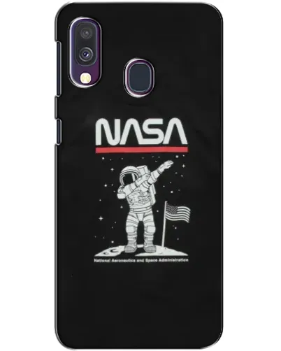 Чехол для Samsung Galaxy A40 2019 (A405F) с картинкой «NASA — шагаем по Луне» Чехол для Samsung Galaxy A40 2019 (A405F) с картинкой «NASA — шагаем по Луне»