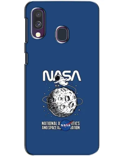 Чехол для Samsung Galaxy A40 2019 (A405F) с картинкой «NASA — лунная миссия» Чехол для Samsung Galaxy A40 2019 (A405F) с картинкой «NASA — лунная миссия»