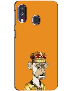Чехол для Samsung Galaxy A40 2019 (A405F) с картинкой «Золотая обезьяна Bored Ape» Чехол для Samsung Galaxy A40 2019 (A405F) с картинкой «Золотая обезьяна Bored Ape»