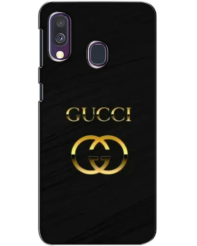 Чехол для Samsung Galaxy A40 2019 (A405F) с картинкой «Золотой логотип Gucci»