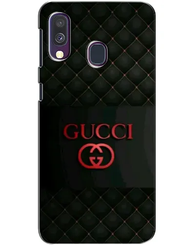 Чехол для Samsung Galaxy A40 2019 (A405F) с картинкой «Gucci — стеганый черный»
