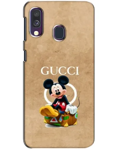 Чехол для Samsung Galaxy A40 2019 (A405F) с картинкой «Микки Маус Gucci — крафт»