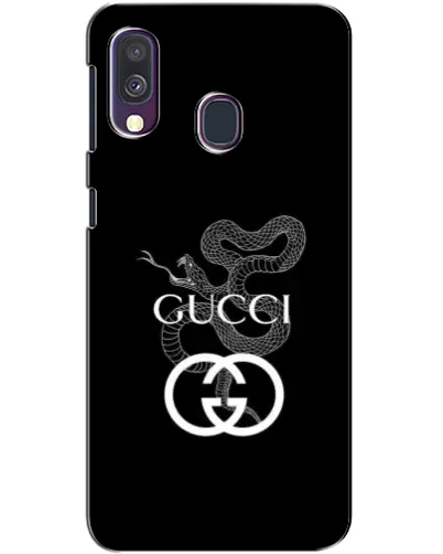 Чехол для Samsung Galaxy A40 2019 (A405F) с картинкой «Gucci — серебряная змея»