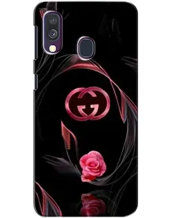 Чехол для Samsung Galaxy A40 2019 (A405F) с картинкой «Gucci — неоновая роза»