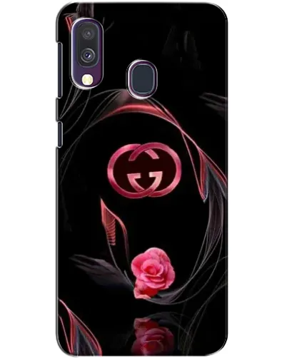 Чехол для Samsung Galaxy A40 2019 (A405F) с картинкой «Gucci — неоновая роза»