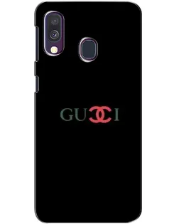 Чехол для Samsung Galaxy A40 2019 (A405F) с картинкой «Gucci — красный градиент»