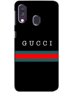 Чехол для Samsung Galaxy A40 2019 (A405F) с картинкой «Gucci — красный пояс»