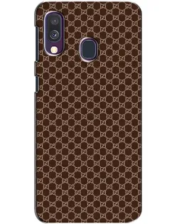 Чехол для Samsung Galaxy A40 2019 (A405F) с картинкой «Gucci — шоколадная сетка»