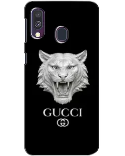 Чехол для Samsung Galaxy A40 2019 (A405F) с картинкой «Gucci — серебряный лев»