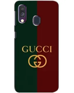Чехол для Samsung Galaxy A40 2019 (A405F) с картинкой «Gucci — темно-зеленый градиент»