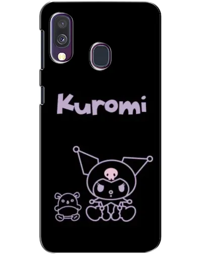 Чехол для Samsung Galaxy A40 2019 (A405F) с картинкой «Kuromi — черный минимализм» Чехол для Samsung Galaxy A40 2019 (A405F) с картинкой «Kuromi — черный минимализм»