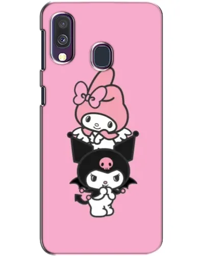 Чехол для Samsung Galaxy A40 2019 (A405F) с картинкой «My Melody и Kuromi» Чехол для Samsung Galaxy A40 2019 (A405F) с картинкой «My Melody и Kuromi»