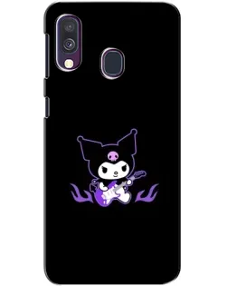 Чехол для Samsung Galaxy A40 2019 (A405F) с картинкой «Электрическая Kuromi»