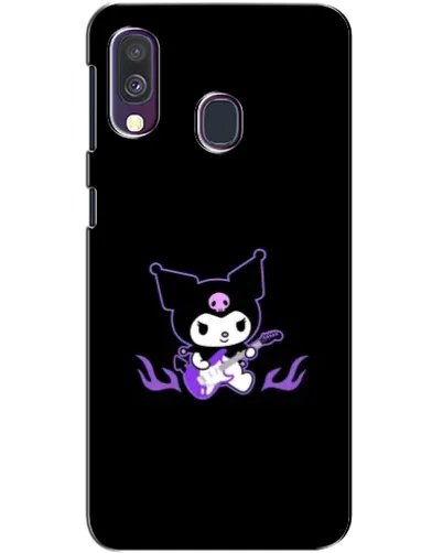 Чехол для Samsung Galaxy A40 2019 (A405F) с картинкой «Электрическая Kuromi» Чехол для Samsung Galaxy A40 2019 (A405F) с картинкой «Электрическая Kuromi»