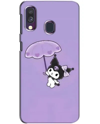 Чехол для Samsung Galaxy A40 2019 (A405F) с картинкой «Kuromi с зонтиком» Чехол для Samsung Galaxy A40 2019 (A405F) с картинкой «Kuromi с зонтиком»