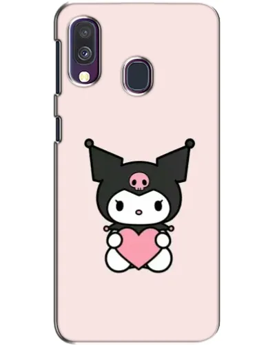 Чехол для Samsung Galaxy A40 2019 (A405F) с картинкой «Kuromi и сердце» Чехол для Samsung Galaxy A40 2019 (A405F) с картинкой «Kuromi и сердце»