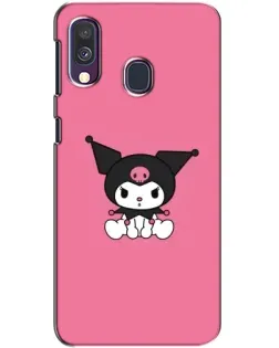 Чехол для Samsung Galaxy A40 2019 (A405F) с картинкой «Хмурая Kuromi»