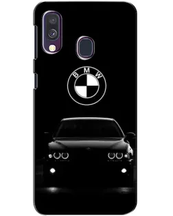 Чехол для Samsung Galaxy A40 2019 (A405F) с картинкой «BMW — взгляд из темноты»