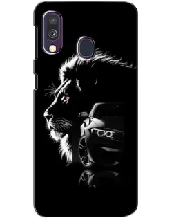 Чехол для Samsung Galaxy A40 2019 (A405F) с картинкой «BMW и лев»