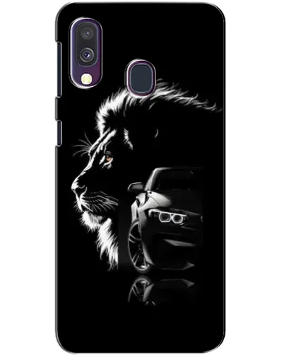 Чехол для Samsung Galaxy A40 2019 (A405F) с картинкой «BMW и лев»