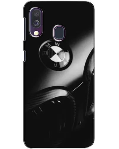 Чехол для Samsung Galaxy A40 2019 (A405F) с картинкой «Эмблема BMW — макро»