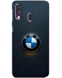Чехол для Samsung Galaxy A40 2019 (A405F) с картинкой «Логотип BMW — минимализм»
