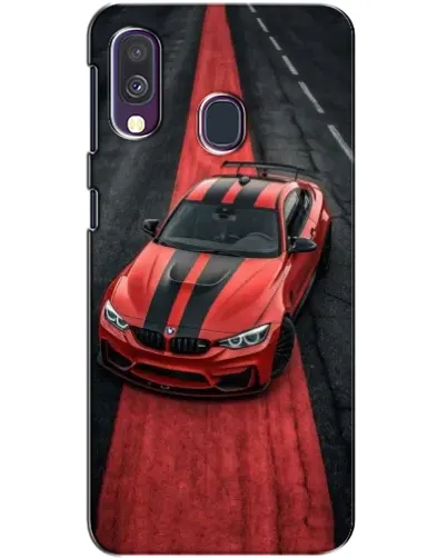 Чехол для Samsung Galaxy A40 2019 (A405F) с картинкой «BMW на красной дорожке»