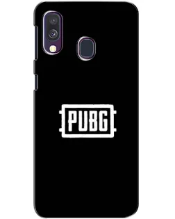 Чохол для Samsung Galaxy A40 2019 (A405F) з картинкою «Лого BMW — металевий блиск»
