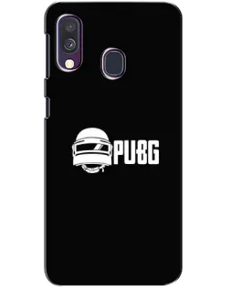 Чехол для Samsung Galaxy A40 2019 (A405F) с картинкой «PUBG — классический лого»