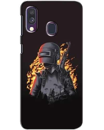 Чехол для Samsung Galaxy A40 2019 (A405F) с картинкой «PUBG — огненный силуэт» Чехол для Samsung Galaxy A40 2019 (A405F) с картинкой «PUBG — огненный силуэт»