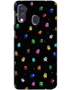 Чохол для Samsung Galaxy A40 2019 (A405F) з картинкою «Екіпаж Among Us»