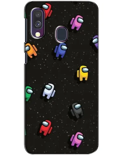 Чехол для Samsung Galaxy A40 2019 (A405F) с картинкой «Космический паттерн Among Us» Чехол для Samsung Galaxy A40 2019 (A405F) с картинкой «Космический паттерн Among Us»