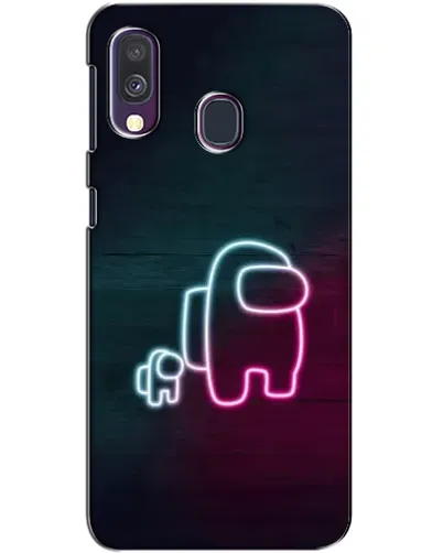 Чехол для Samsung Galaxy A40 2019 (A405F) с картинкой «Among Us неон-арт» Чехол для Samsung Galaxy A40 2019 (A405F) с картинкой «Among Us неон-арт»